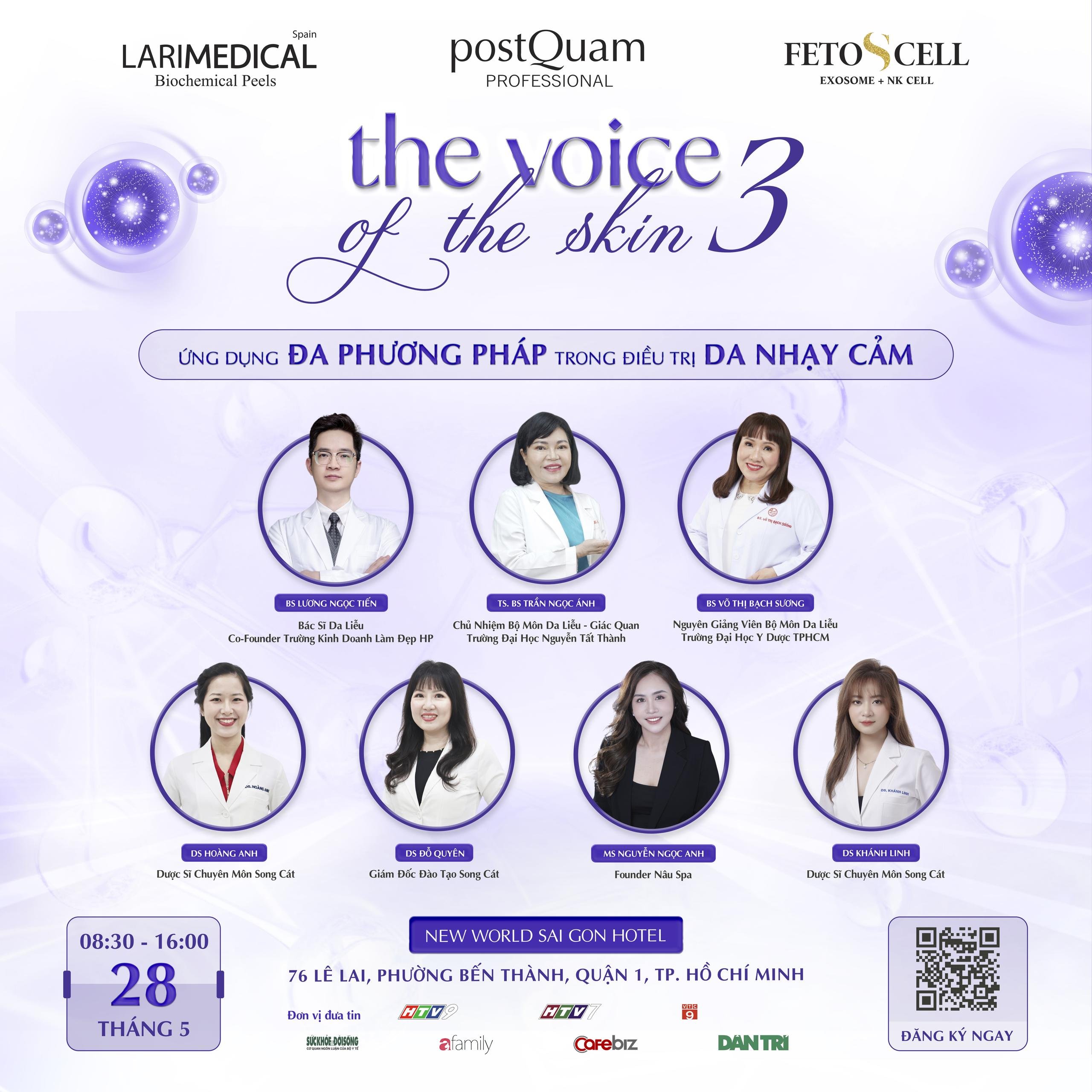 Hội thảo da liễu khoa học The Voice Of The Skin 3