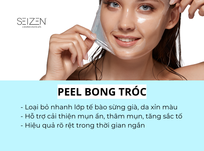 Ưu điểm của peel bong tróc